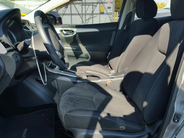 3N1AB7AP4FY320667 - 2015 NISSAN SENTRA S GRAY photo 5