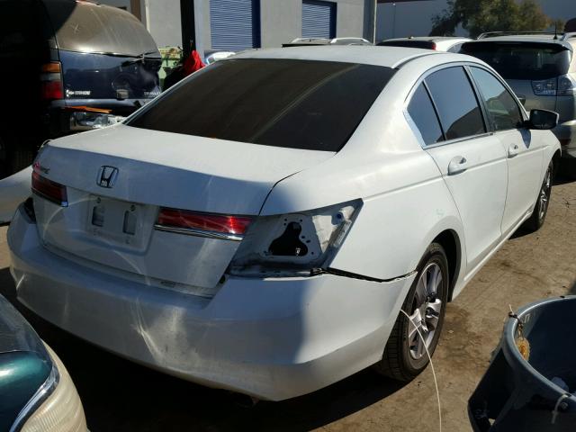 1HGCP2F45CA235167 - 2012 HONDA ACCORD LXP WHITE photo 4