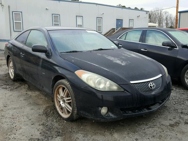 4T1CE38P75U506616 - 2005 TOYOTA CAMRY SOLA BLACK photo 1