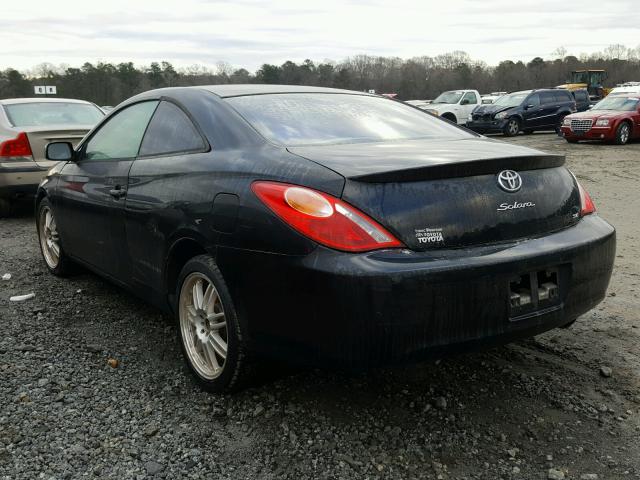 4T1CE38P75U506616 - 2005 TOYOTA CAMRY SOLA BLACK photo 3