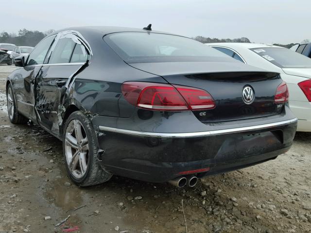 WVWBP7AN3DE505921 - 2013 VOLKSWAGEN CC SPORT BLACK photo 3