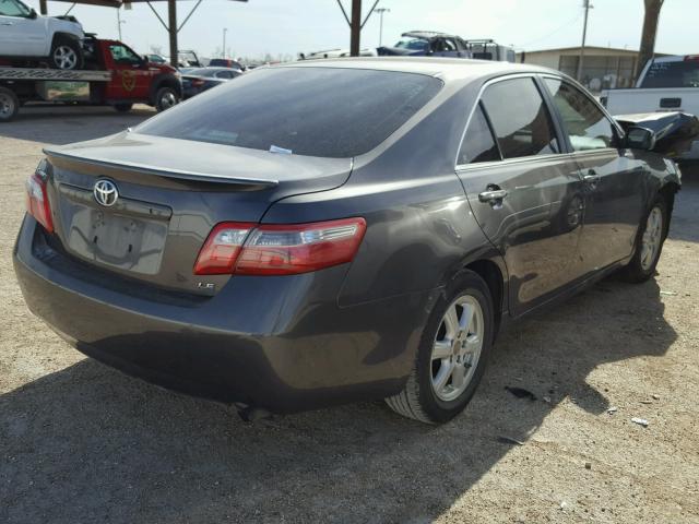 4T4BE46K78R018205 - 2008 TOYOTA CAMRY CE GRAY photo 4