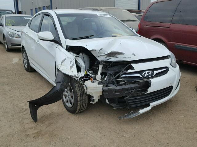 KMHCT4AE9CU168329 - 2012 HYUNDAI ACCENT GLS WHITE photo 1