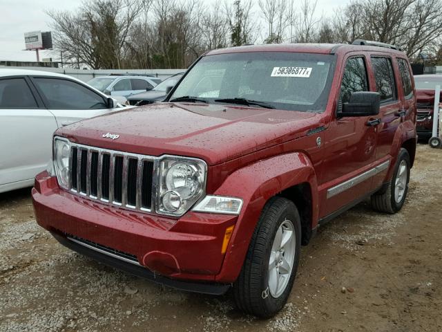 1C4PJMCK9CW134376 - 2012 JEEP LIBERTY LI RED photo 2