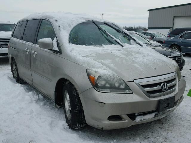 5FNRL38777B440729 - 2007 HONDA ODYSSEY EX GRAY photo 1