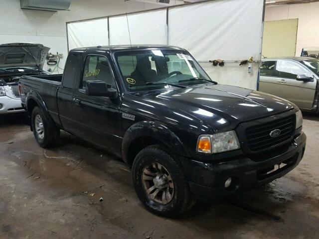 1FTZR45E48PA39508 - 2008 FORD RANGER SUP BLACK photo 1