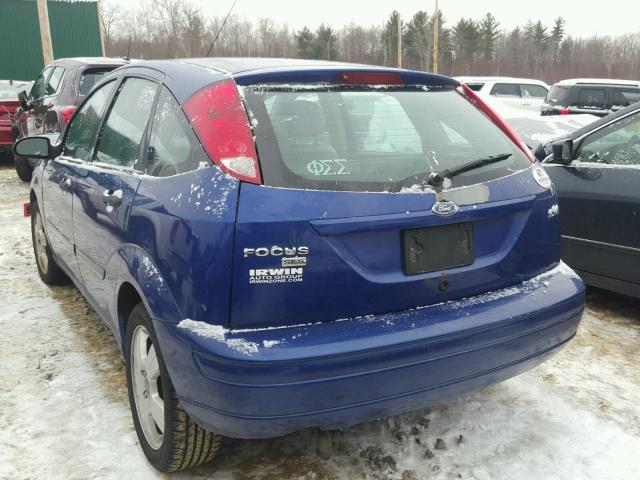 1FAFP37N16W236466 - 2006 FORD FOCUS ZX5 BLUE photo 3