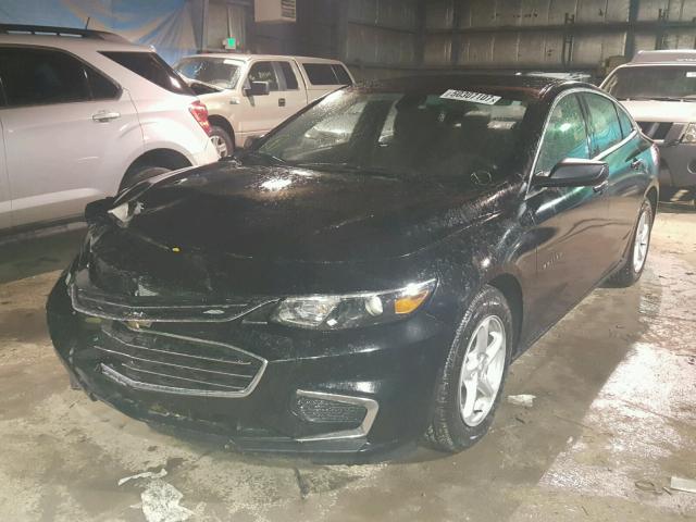 1G1ZB5ST9GF353830 - 2016 CHEVROLET MALIBU LS BLACK photo 2