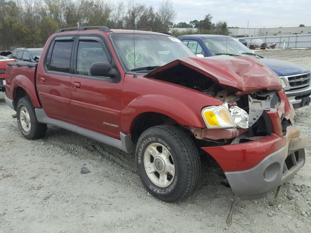 1FMZU67EX1UB75376 - 2001 FORD EXPLORER S MAROON photo 1