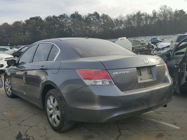 1HGCP26878A096931 - 2008 HONDA ACCORD EXL GRAY photo 3