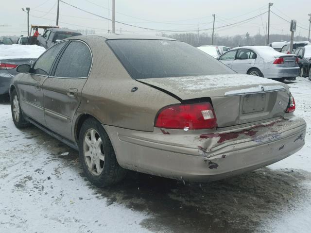 1MEFM55S32A619208 - 2002 MERCURY SABLE LS P BROWN photo 3