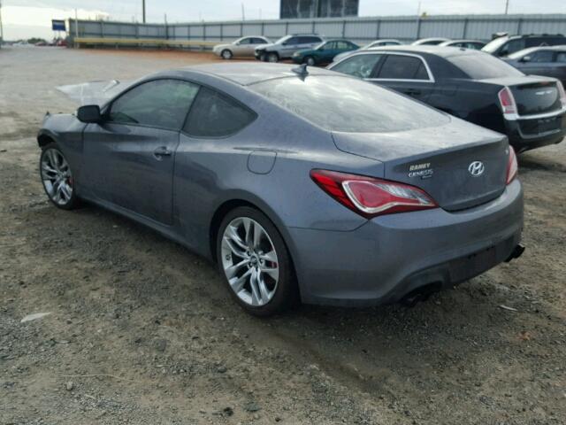 KMHHU6KJ8FU124918 - 2015 HYUNDAI GENESIS CO GRAY photo 3