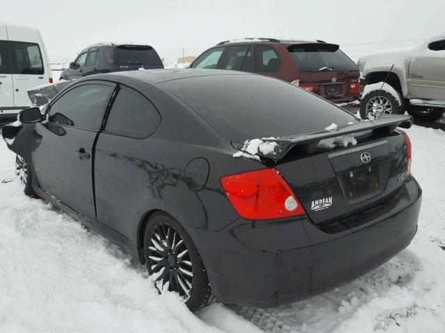 JTKDE177470198791 - 2007 TOYOTA SCION TC BLACK photo 3