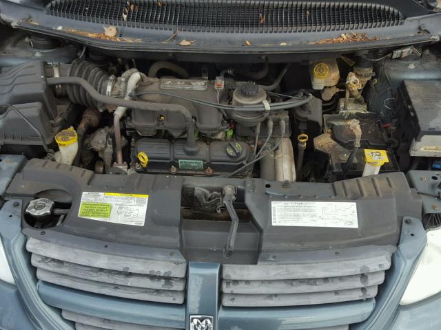 1D4GP24RX7B167837 - 2007 DODGE GRAND CARA GREEN photo 7