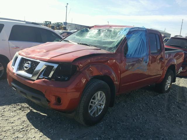 1N6AD0EV1HN775495 - 2017 NISSAN FRONTIER S RED photo 2