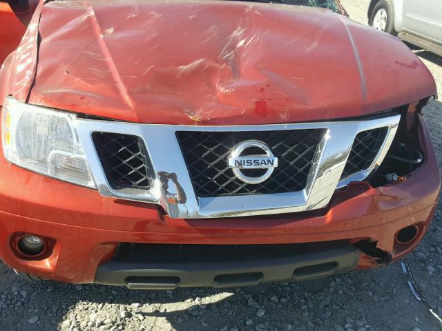 1N6AD0EV1HN775495 - 2017 NISSAN FRONTIER S RED photo 7