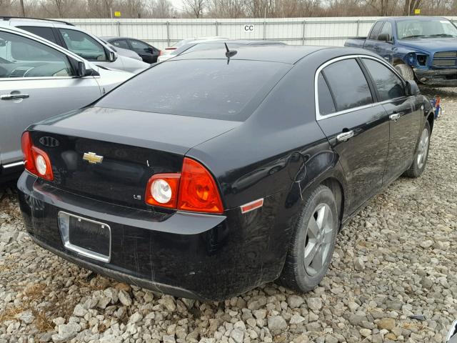 1G1ZG57B98F290277 - 2008 CHEVROLET MALIBU LS BLACK photo 4