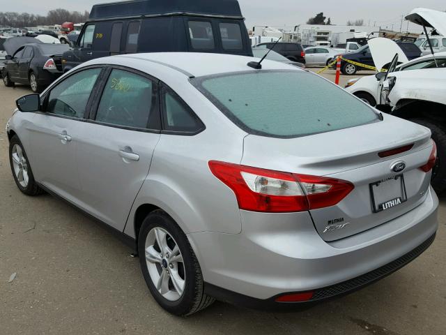 1FADP3F20EL431652 - 2014 FORD FOCUS SE SILVER photo 3