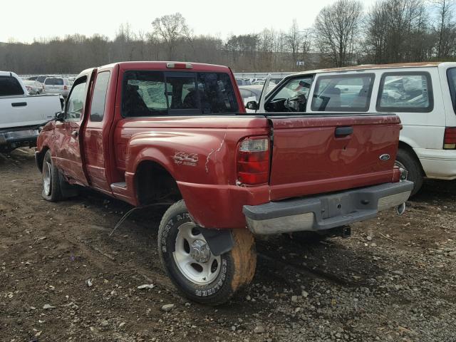 1FTZR15E91PB74231 - 2001 FORD RANGER SUP RED photo 3