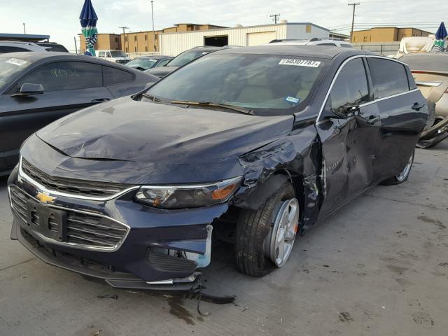1G1ZB5ST4GF310139 - 2016 CHEVROLET MALIBU LS ლურჯი ფოტო 2