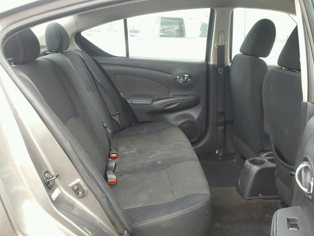 3N1CN7AP0EL824208 - 2014 NISSAN VERSA S GRAY photo 6