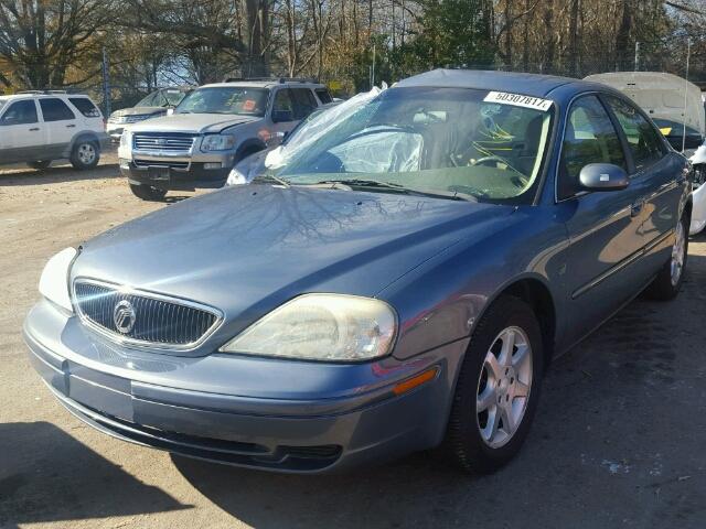 1MEHM53S61G630923 - 2001 MERCURY SABLE LS BLUE photo 2