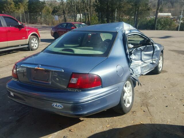 1MEHM53S61G630923 - 2001 MERCURY SABLE LS BLUE photo 4