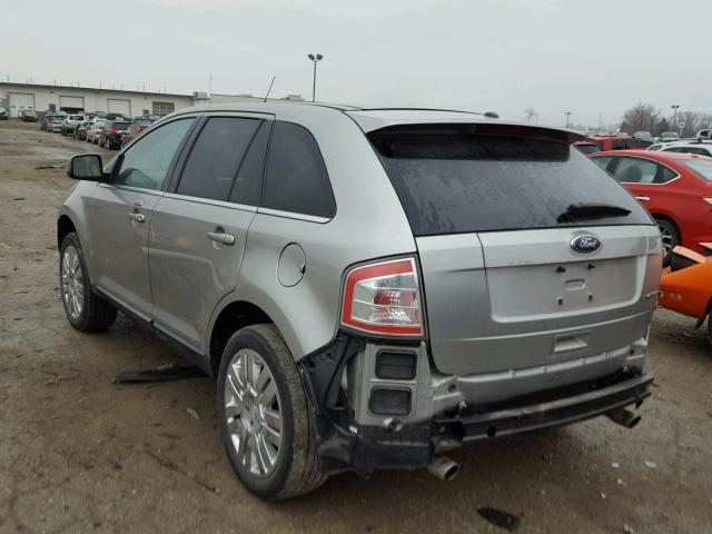 2FMDK39C98BA99465 - 2008 FORD EDGE LIMIT GRAY photo 3