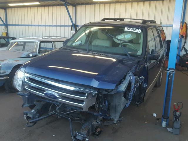 1FMJU1J54BEF37545 - 2011 FORD EXPEDITION BLUE photo 2