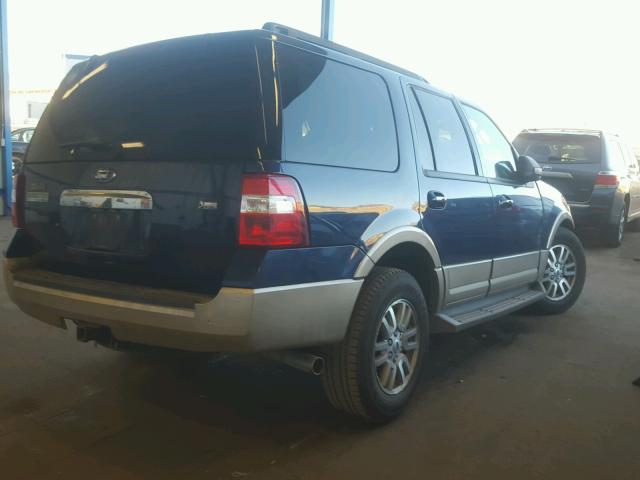 1FMJU1J54BEF37545 - 2011 FORD EXPEDITION BLUE photo 4