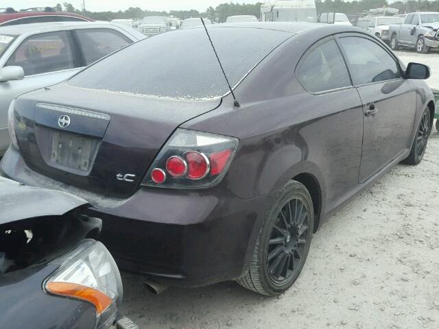 JTKDE167780238137 - 2008 TOYOTA SCION TC 紫色 照片 4