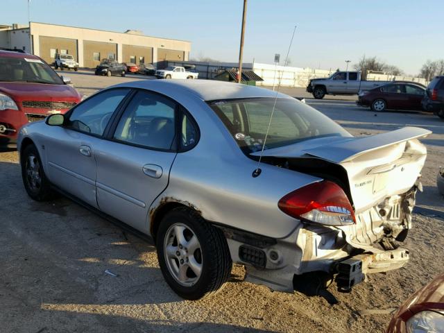 1FAHP55S02G110519 - 2002 FORD TAURUS SES SILVER photo 3