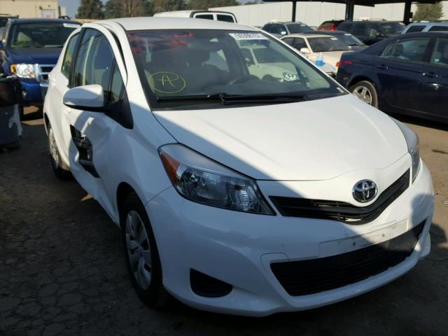 JTDKTUD37CD526246 - 2012 TOYOTA YARIS WHITE photo 1