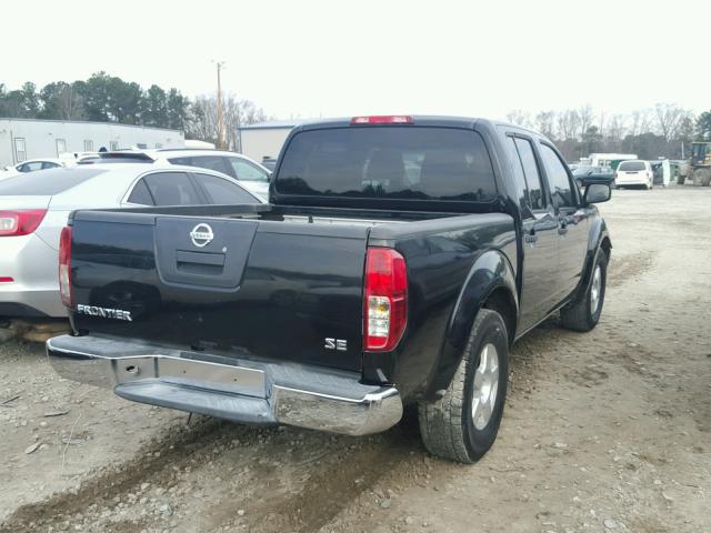 1N6AD07U98C405718 - 2008 NISSAN FRONTIER C BLUE photo 4