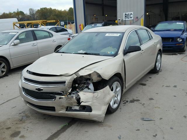 1G1ZG57B19F204316 - 2009 CHEVROLET MALIBU LS ბეჟი ფოტო 2
