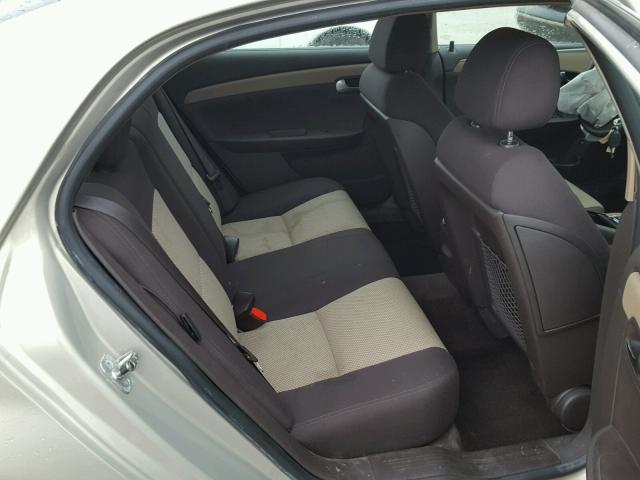 1G1ZG57B19F204316 - 2009 CHEVROLET MALIBU LS ბეჟი ფოტო 6