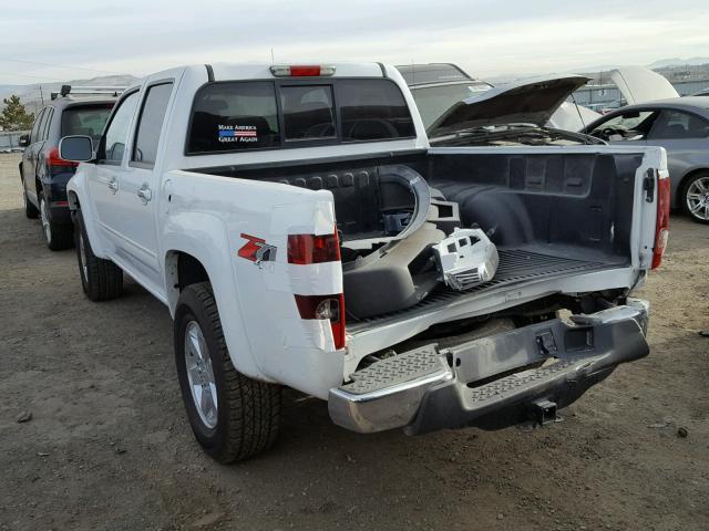 1GCHTDFE6C8169613 - 2012 CHEVROLET COLORADO L WHITE photo 3