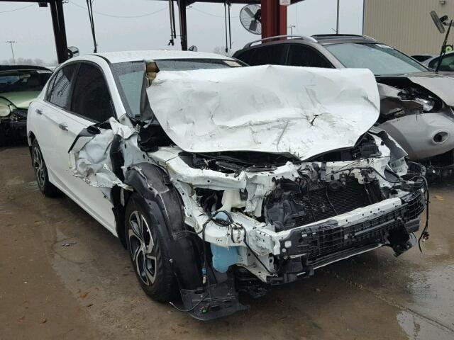 1HGCR2F36GA121878 - 2016 HONDA ACCORD LX WHITE photo 1