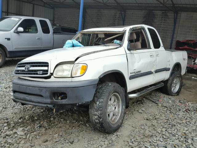 5TBRT34162S237250 - 2002 TOYOTA TUNDRA ACC WHITE photo 2