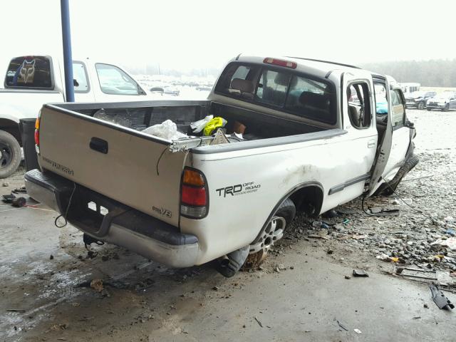 5TBRT34162S237250 - 2002 TOYOTA TUNDRA ACC WHITE photo 4