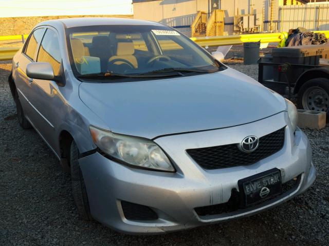 1NXBU4EE6AZ186738 - 2010 TOYOTA COROLLA BA SILVER photo 1