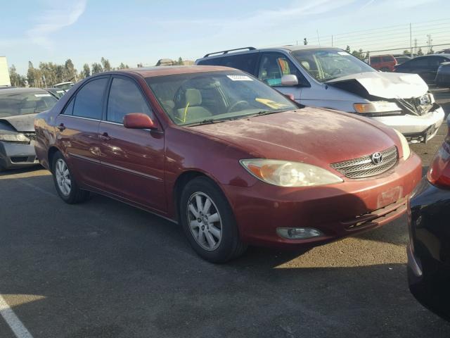 4T1BE32KX3U124621 - 2003 TOYOTA CAMRY LE RED photo 1