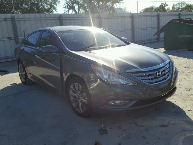 5NPEC4ACXBH242488 - 2011 HYUNDAI SONATA SE CHARCOAL photo 1