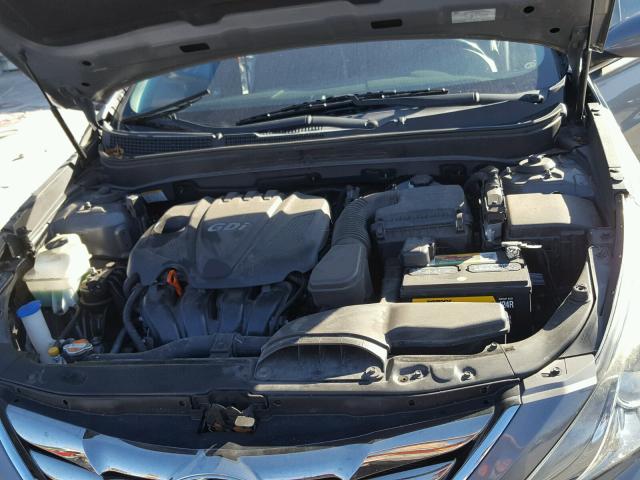 5NPEC4ACXBH242488 - 2011 HYUNDAI SONATA SE CHARCOAL photo 7