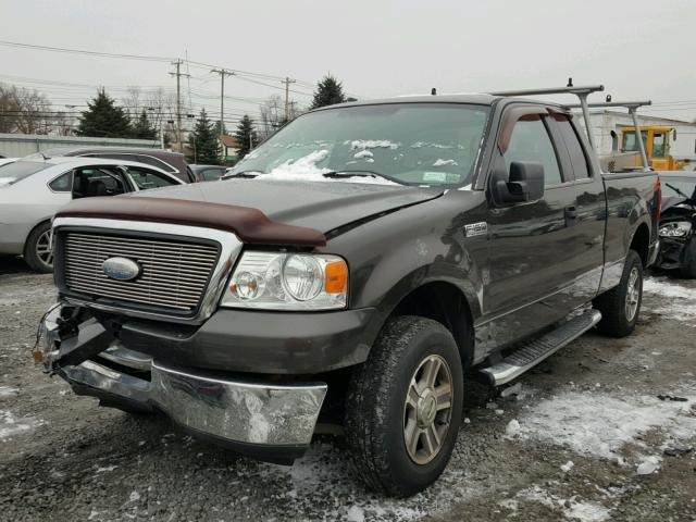 1FTPX14527NA53897 - 2007 FORD F150 BROWN photo 2