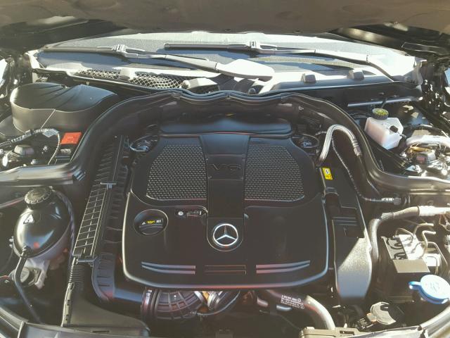 WDDGJ5HB4CF742021 - 2012 MERCEDES-BENZ C 350 BLACK photo 7