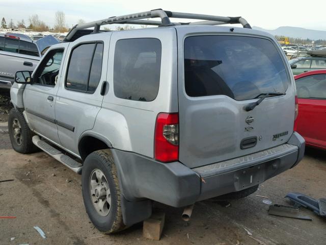 5N1ED28T01C565803 - 2001 NISSAN XTERRA XE SILVER photo 3