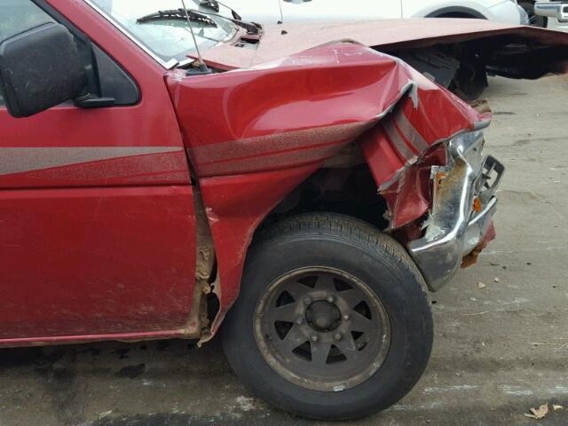 1N6SD11S5VC315639 - 1997 NISSAN TRUCK BASE RED photo 9