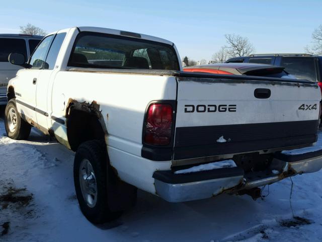 1B7HF13Y9WJ193616 - 1998 DODGE RAM 1500 WHITE photo 3