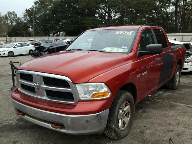 1D3HV13T19S708928 - 2009 DODGE RAM 1500 RED photo 2